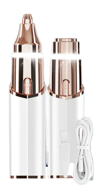 Depiladora Facial en Forma de Labial – 2 en 1 para Cejas y Vello Facial