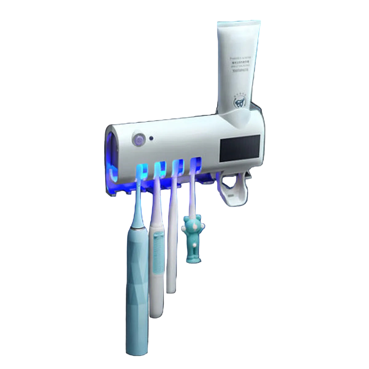 UV Toothbrush Sterilizer – Wall-Mounted Toothbrush Holder with Rechargeable Battery