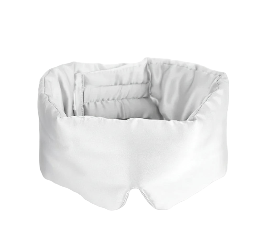 Antifaz de Seda para Dormir con Reducción de Luz y Ruido