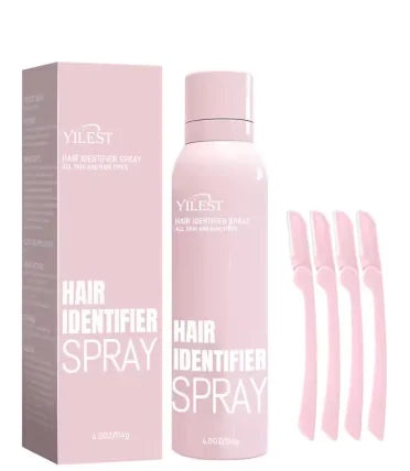 Hair Identifier Spray Set – Painless Facial Hair Removal with Scrapers