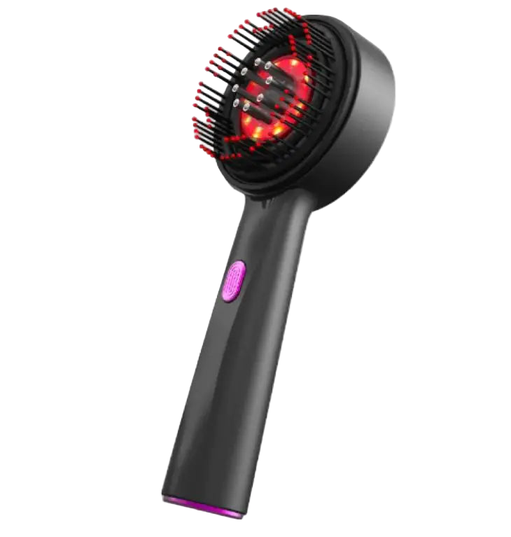 Electric Scalp Massage Comb – Anti-Slip Red Light Hair Care Comb